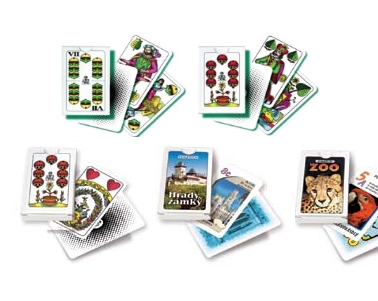 Hrací mini karty, v malém kapesním provedení